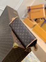 Louis Vuitton Popincourt Top Handle Bag 11.8in/ 30cm Brown Monogram Gold Hardware For Women M40009 - Image 7