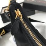 Prada Re-Edition 2005 Re-Nylon Bag Black For Women, Women's Bags 8.6in/22cm 1BH204_R064_F0632_V_V9L - Image 9