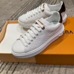 Louis Vuitton Time Out Sneaker White For Women LV - Image 4