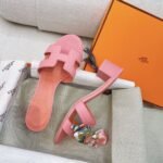 Hermes Oasis Sandals Pink For Women H151215Z - Image 4