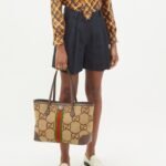 Gucci Ophidia Jumbo GG Medium Tote Camel And Ebony 631685 UKMDG 2570 - Image 2