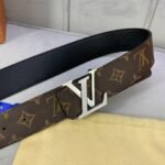 Louis Vuitton LV Diamond Reversible Belt Monogram Canvas, LV Belt