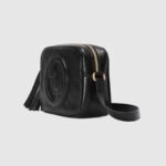 Gucci Blondie Small Shoulder Bag 8.3in/ 21cm Black Gold Hardware For Women 742360 AACBO 8106 - Image 4