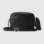 Gucci Blondie Small Shoulder Bag 8.3in/ 21cm Black Gold Hardware For Women 742360 AACBO 8106 - Image 5