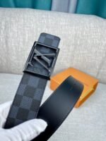 Louis Vuitton Pyramide Frame Reversible LV Belt Damier Eclipse Black hardware LV Belt - Image 2