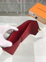 Louis Vuitton Pallas Compact Wallet Combines Monogram Canvas Red For Women, Women's Wallet 13cm LV M67478 - Image 2