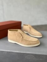Loro Piana Open Walk Boots Sandstone For Women - FAE9959 D044 - Image 3