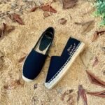 Saint Laurent Women's Saint Laurent Embroidered Espadrilles Black For Women YSL