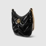 Gucci GG Marmont Small Shoulder Bag Black For Women 10.2 Inches/ 25.9 Cm - 777263 0AABA 1000 - Image 4