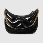 Gucci GG Marmont Small Shoulder Bag Black For Women 10.2 Inches/ 25.9 Cm - 777263 0AABA 1000 - Image 2