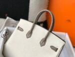 Hermes Birkin White For Women Gold Toned Hardware 11.8in/30cm - Image 9