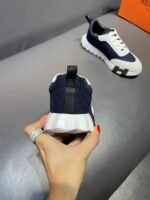 Hermes Bouncing Sneakers Dark Blue For Men - Image 6
