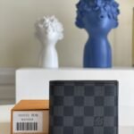 Louis Vuitton Amerigo Wallet Damier Graphite For Men, Men's Wallet 4.7in/11.5cm LV N60053