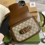 Gucci Horsebit 1955 GG Mini Bag Beige For Women, Women's Bags 8in/21cm GG - Image 6