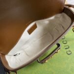 Gucci Horsebit 1955 GG Mini Bag Beige For Women, Women's Bags 8in/21cm GG - Image 5