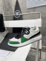 Chanel Sneakers White/Green For Women, Women's Shoes - Image 7