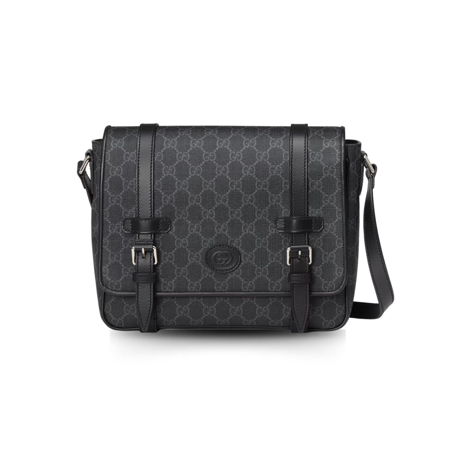 8-121.jpg Gucci Messenger Bag Black 658542 KGDHN 1000 - Image 1