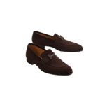 Hermes Paris Loafers Marron Ebene For Men H192437ZAME405