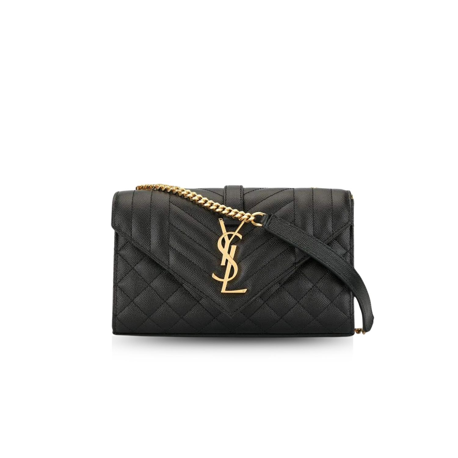 xr:d:DAGBeGYKeuI:409,j:7182539723744864267,t:24040810 Saint Laurent Small Bag Black In Mix Matelasse 600195BOW911000 - Image 1