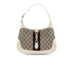 Gucci Jackie 1961 Small Shoulder Bag Beige And Ebony 636706 HUHHG 9794