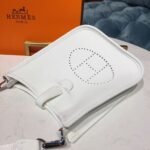 Hermes Evelyne II TPM Bag White For Women Silver Toned Hardware 7.9in/20cm - Image 8