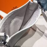 Hermes Evelyne II TPM Bag White For Women Silver Toned Hardware 7.9in/20cm - Image 15