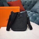Hermes Evelyne II TPM Bag Black For Women Silver Toned Hardware 7.9in/20cm - Image 2