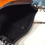 Hermes Evelyne II TPM Bag Black For Women Silver Toned Hardware 7.9in/20cm - Image 14