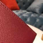 Hermes Mini Kelly Burgundy For Women Gold Toned Hardware 7.5in/19cm - Image 10