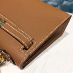 Hermes Mini Kelly Gold For Women Gold Toned Hardware 7.5in/19cm - Image 7