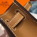 Hermes Mini Kelly Gold For Women Gold Toned Hardware 7.5in/19cm - Image 12