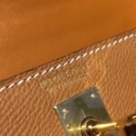 Hermes Mini Kelly Gold For Women Gold Toned Hardware 7.5in/19cm - Image 14