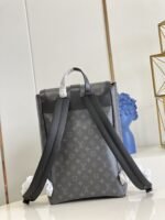 Louis Vuitton Saumur Backpack Monogram Eclipse Canvas For Men, Men's Bags 42cm LV M45913 - Image 7