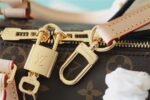 Louis Vuitton Speedy Bandouliere 20 Top Handle Bag 7.9in/ 20cm Black Monogram Canvas Gold Hardware For Women M46234 - Image 11