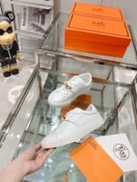Hermes Day Sneaker White For Men H212257Z 90360 - Image 4