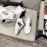 Gucci Women's Ace Sneaker With Bee White For Women GG - Image 6