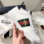 Gucci Women's Ace Sneaker With Bee White For Women GG - Image 2