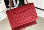 Chanel Classic Handbag 26cm Red A01112 - Image 7