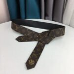 Louis Vuitton Tie The Knot Belt Monogram Canvas, LV Women Belt M0244U