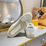 Louis Vuitton Trainer Sneaker Rubber Grain White Virgil Abloh For Men LV 1A8WAX - Image 7