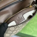 Gucci Blondie Medium Shoulder Bag 11in/ 28cm Beige/ Ebony GG Supreme Canvas Gold Hardware For Women 699268 K9GSG 8358 - Image 12