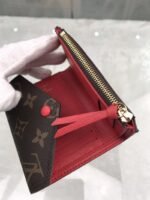 Louis Vuitton Victorine Wallet In Monogram Canvas Red For Women, Women's Wallet 12cm LV M41938 - Image 7