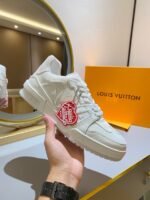 Louis Vuitton Trainer Sneaker White Virgil Abloh For Men LV - Image 6