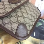 Gucci Neo Vintage GG Supreme Belt Bag Beige/ebony GG Supreme Canvas With Brown For Women 9.4in/24cm GG 493930 9C2VT 8745 - Image 5