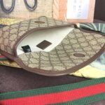 Gucci Neo Vintage GG Supreme Belt Bag Beige/ebony GG Supreme Canvas With Brown For Women 9.4in/24cm GG 493930 9C2VT 8745 - Image 7