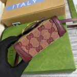 Gucci Horsebit 1955 Mini Bag Beige And Burgundy 625615F6B3G9865 - Image 3