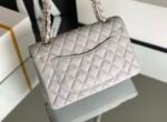 Chanel Classic Medium Crossbody Bag 10.2in/ 26cm Grey Gold Hardware For Women A01112 - Image 7