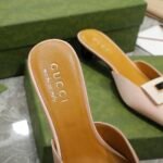 Gucci Slipper Sandals Pink For Women GG - Image 2