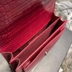 Saint Laurent Sunset Medium Chain Bag Red - Image 9