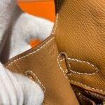 Hermes Kelly Gold For Women Gold Toned Hardware 10in/25cm - Image 16
